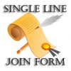 Single Line Join Form