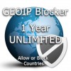 One year unlimited GeoIP Blocker Token