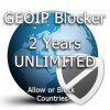 Two years unlimited GeoIP Blocker Token