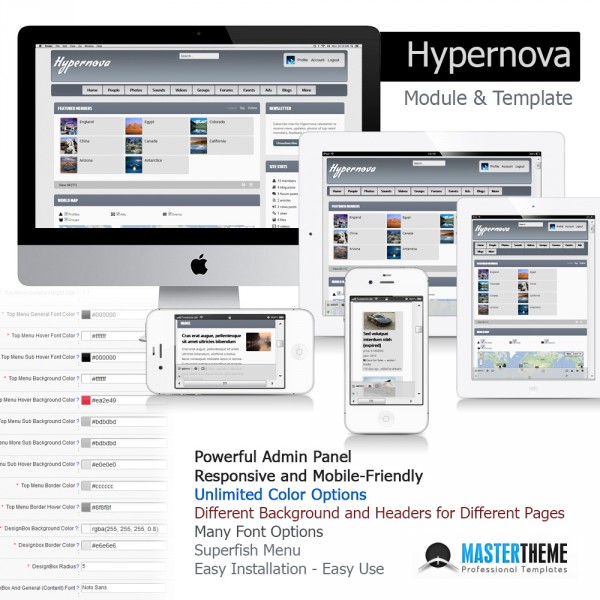 Hypernova Responsive Unlimited Color Dolphin 7 Template Mobile Friendly Masterthemecom